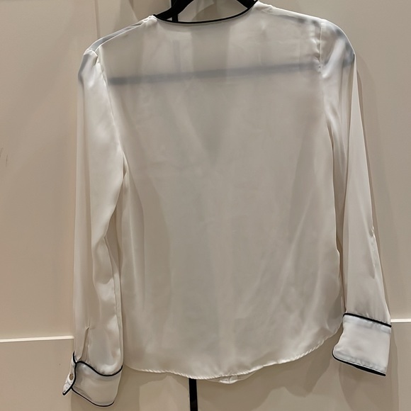 Zara see-through v-neck blouse - Picture 5 of 5